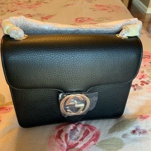 NWT Gucci leather bag with chain strap